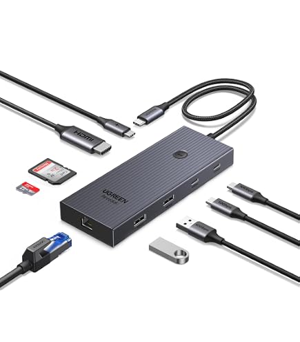 Belkin 7-in-1 MultiPort USB C Hub (with 4K HDMI, USB-C, 2 x USB A